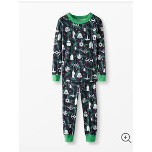 Hanna Andersson Star Wars Holiday Christmas sleep Pajama set boys 14 New disney
